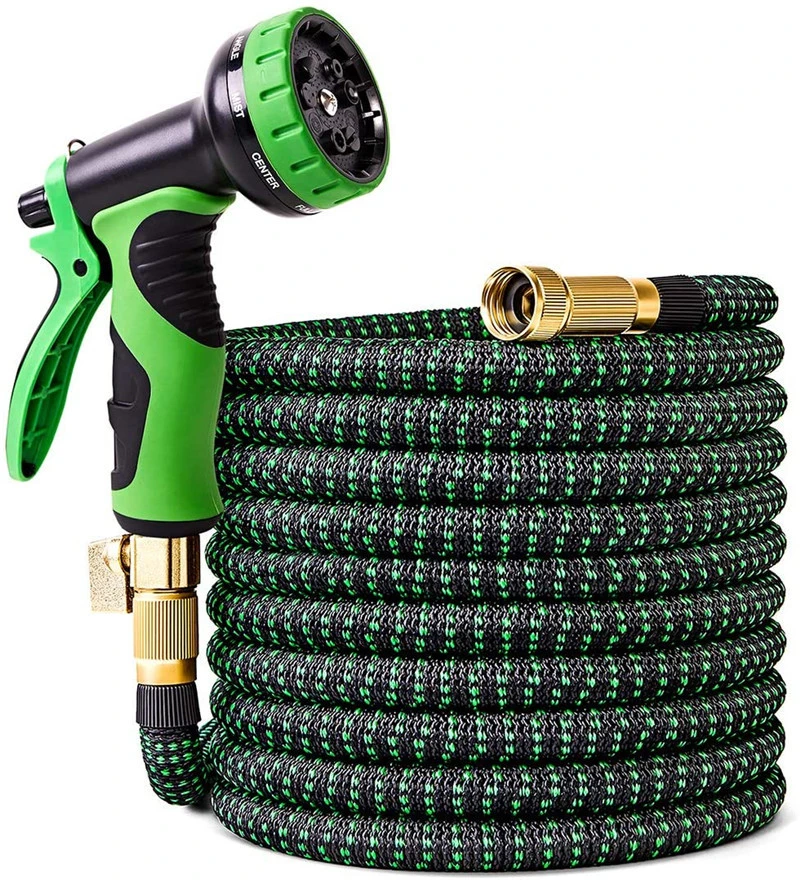 Large Garden Hose Pipe Expandable Flexible Used For High-Pressure Car Wash Magic Hose, Metal Spray Gun, Outdoor Garden Watering