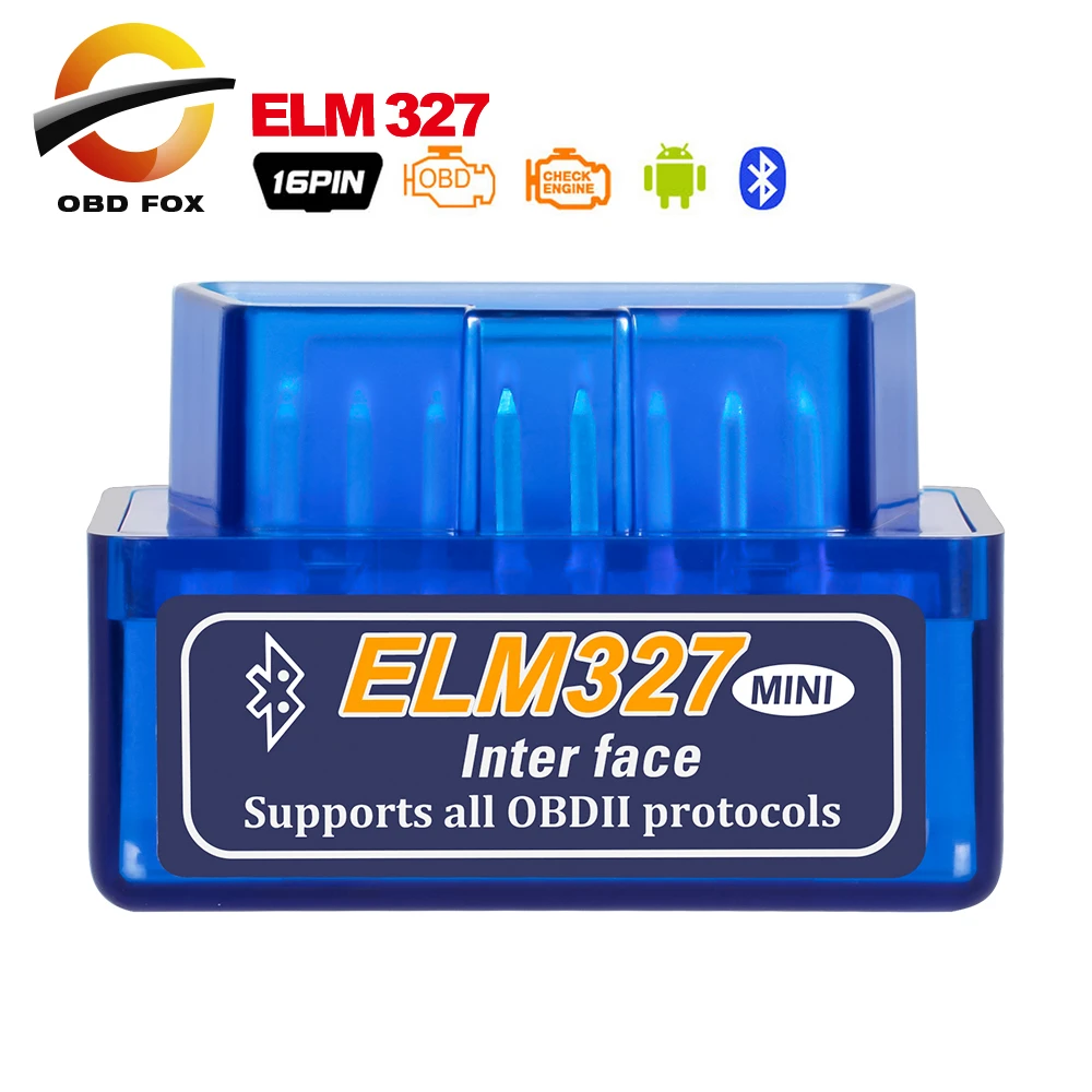 V2.1 Super Mini ELM327 Bluetooth-compatible Car Diagnostic cable ELM 327 mini brake fluid tester obd2 code readers scan tools