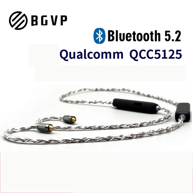 BGVP M2 Ture Wireless Bluetooth 5.1 APTX QCC5125 Chip MMCX Waterproof Sport Earbuds  Cable Support Aptx-ll AAC Adaptive Coding