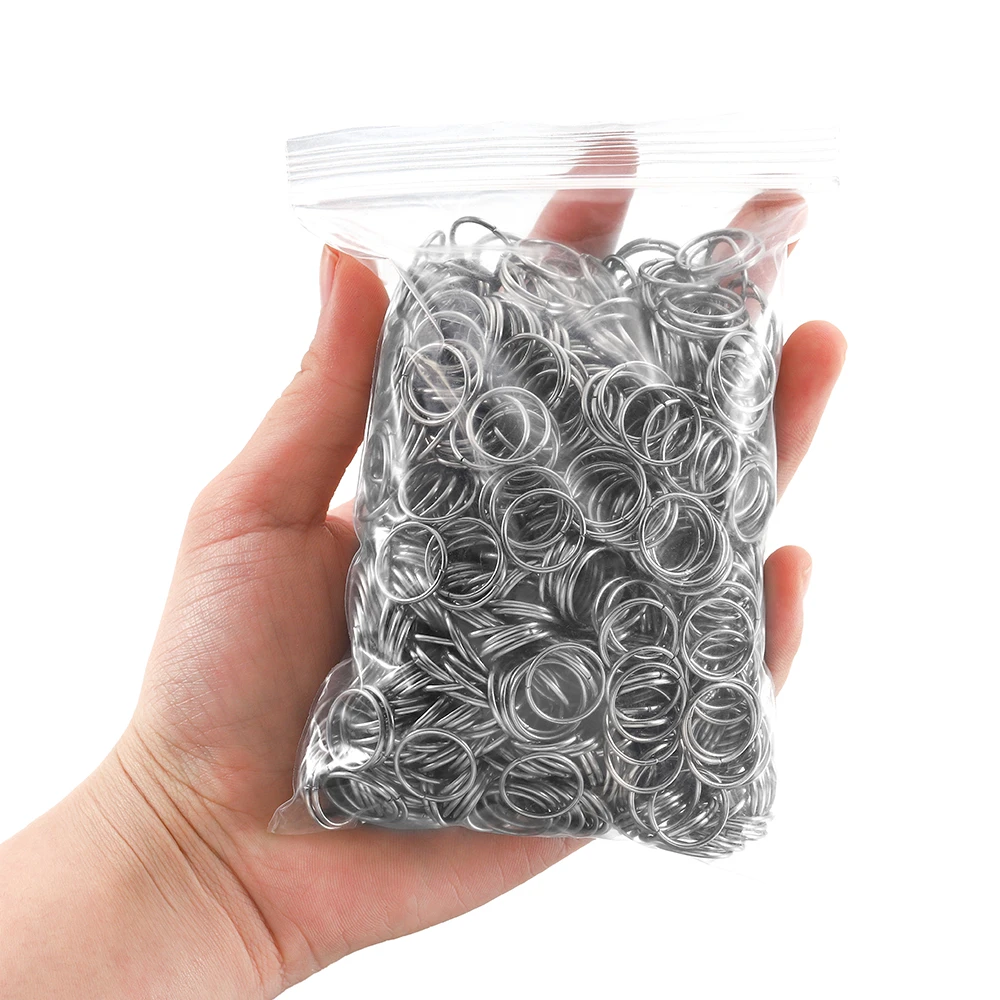 1050pcs Stainless Steel Open Jump Rings Jewelry Making Connectors Split Rings Accessories for Diy Jewelry Findings Supplies