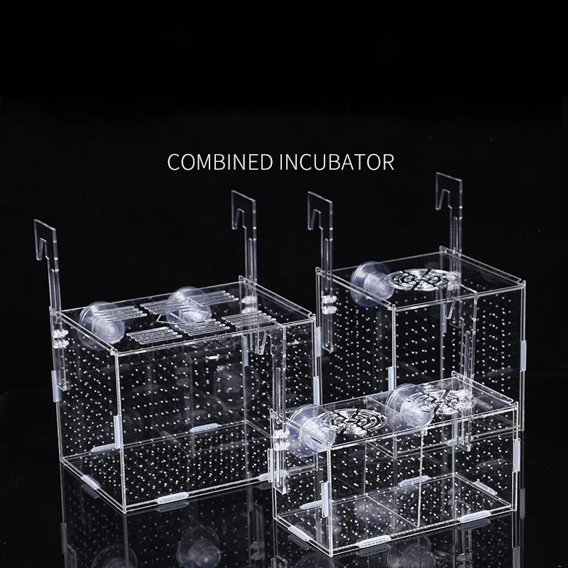 Fish Tank Aquarium Box Small Fish Isolation Net Tropical Fish Breeding Box Production Box Acrylic Aquarium Supplies 30X20X20CM