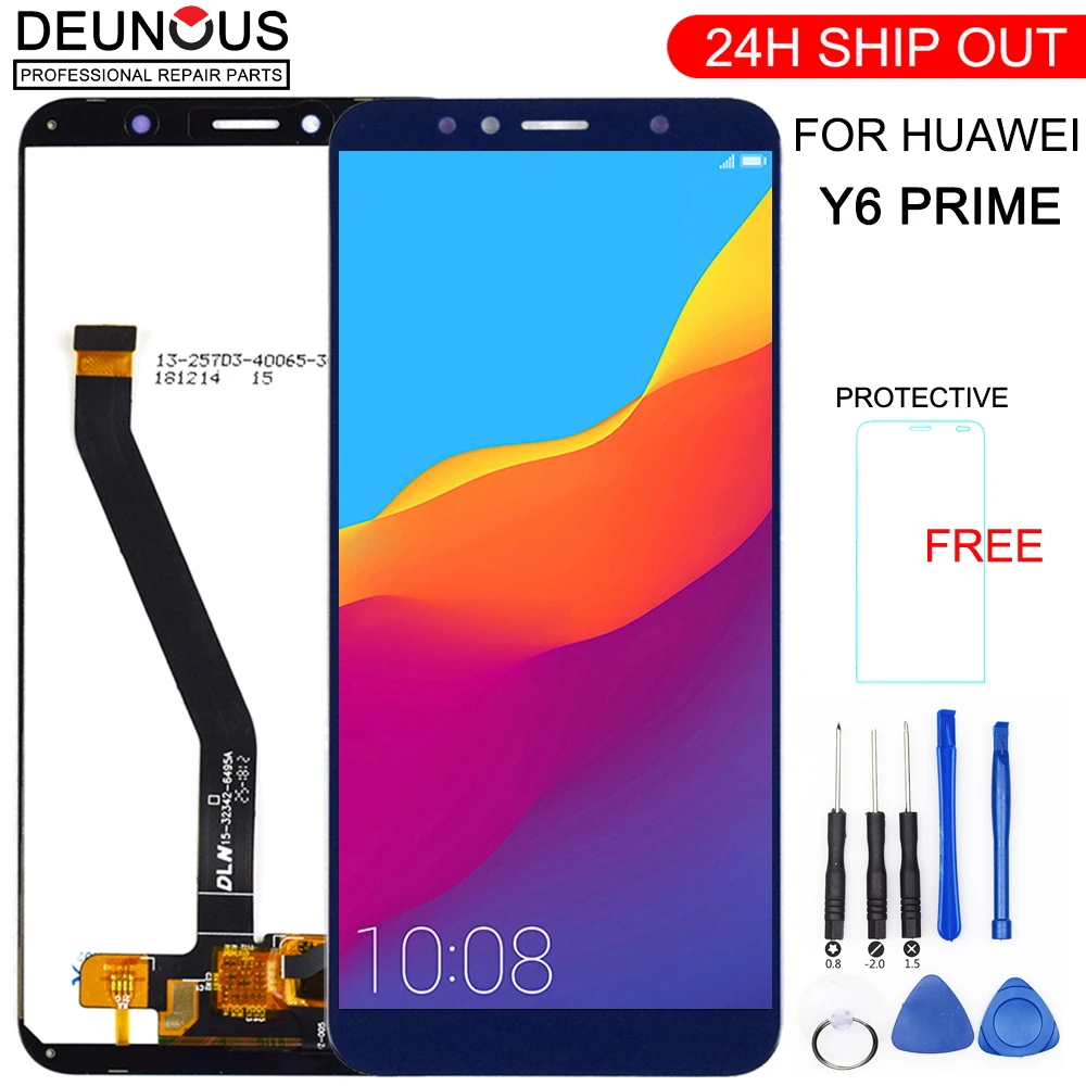 New For Huawei Y6 2018 LCD Display Touch Screen Digitizer For Huawei Y6 Prime 2018 LCD ATU L11 L21 L22 LX1 LX3 L31 L42 Screen