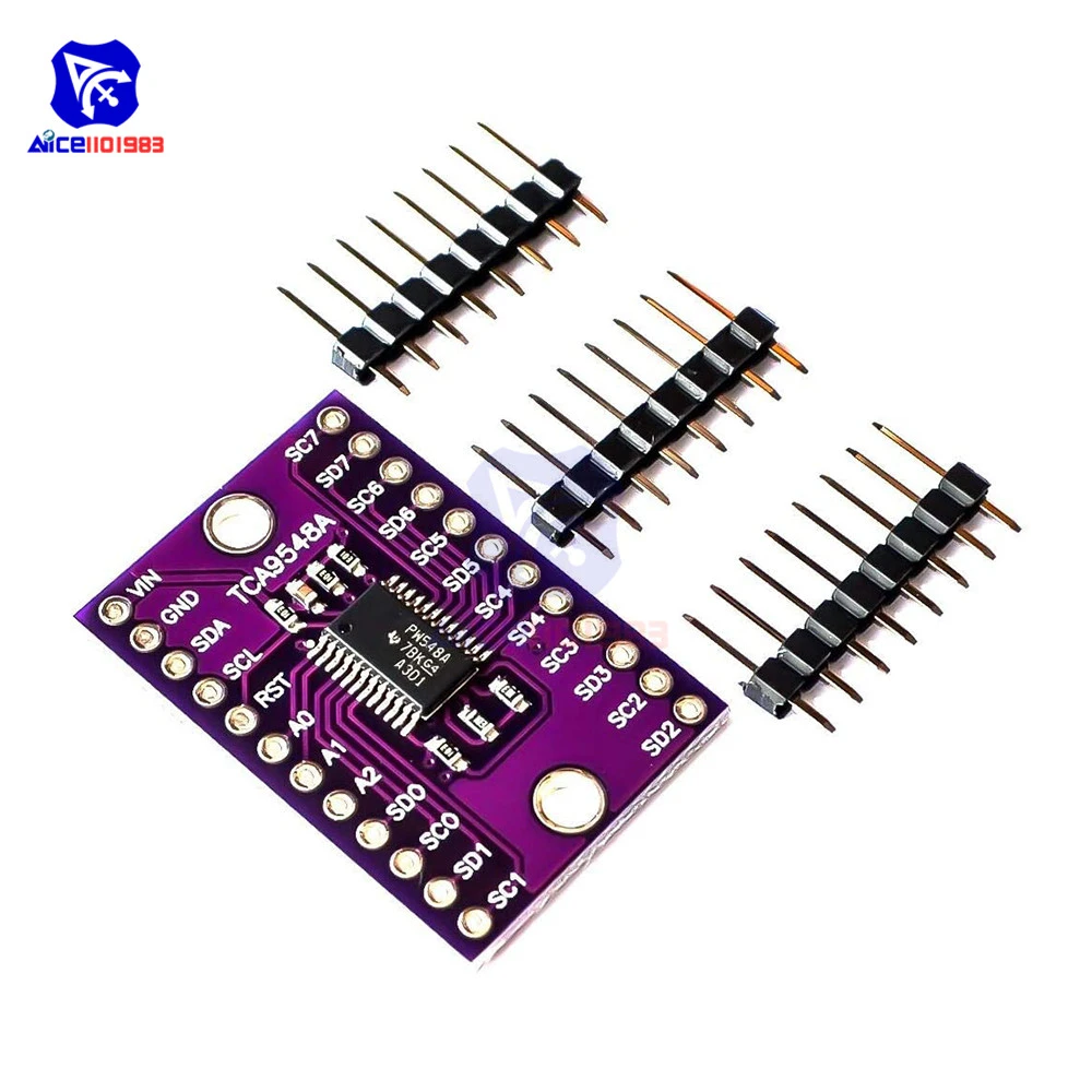 diymore TCA9548A I2C IIC Multiplexer Breakout Board 8 Channel Expansion Board for Arduino