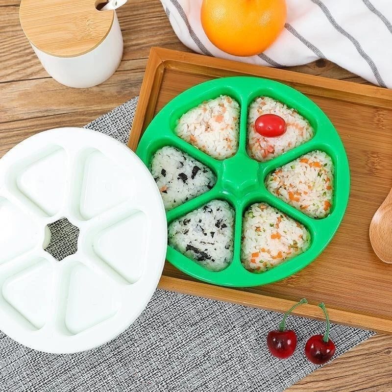 DIY Sushi Mold Onigiri Rice Ball Food Press Triangular Sushi Maker Mold Sushi Kit Japanese Kitchen Bento Accessories