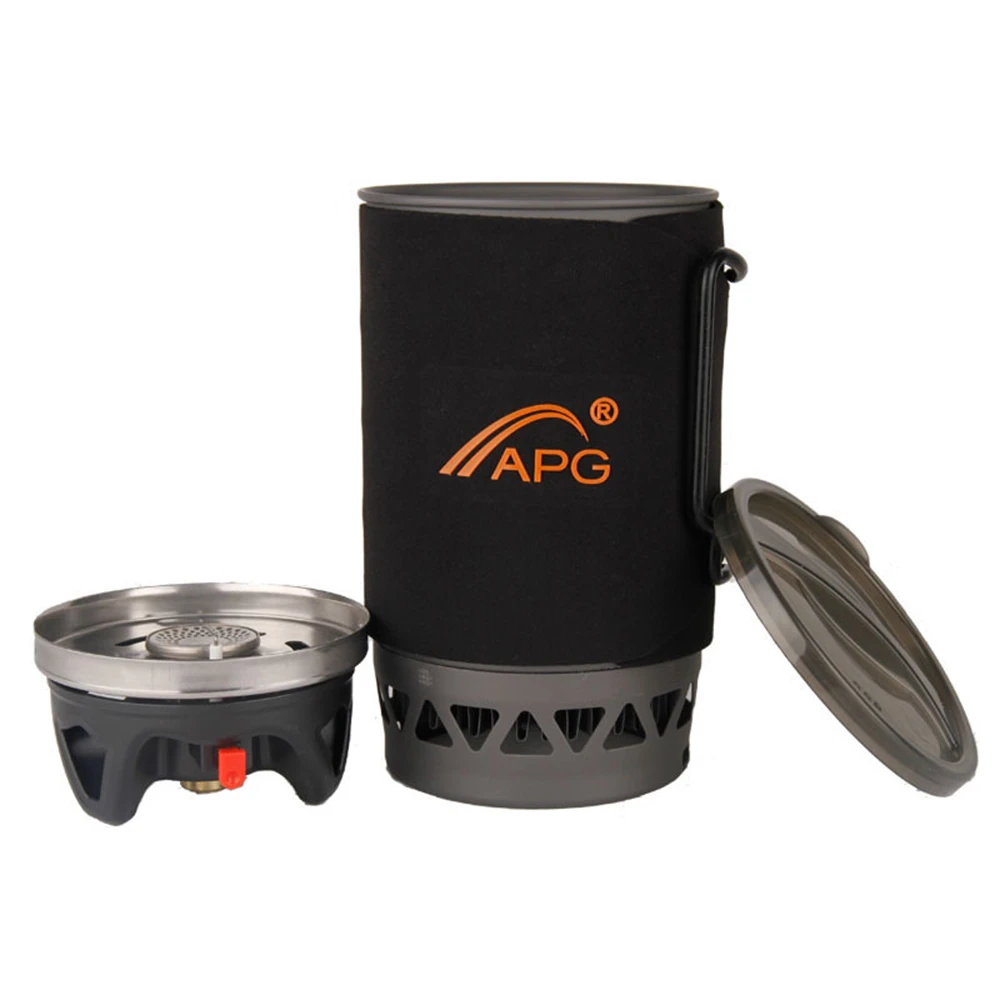 APG 1400ML Compact Size Outdoor Camping Gas System Gas Stove Furnace Fires Heat Cooking System Device