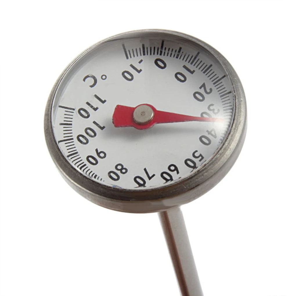 New Portable 1/2PCS Stainless Steel Thermometer Kitchen Probe Food Tea Water Meat Milk Coffee Foam BBQ Temperature Tester