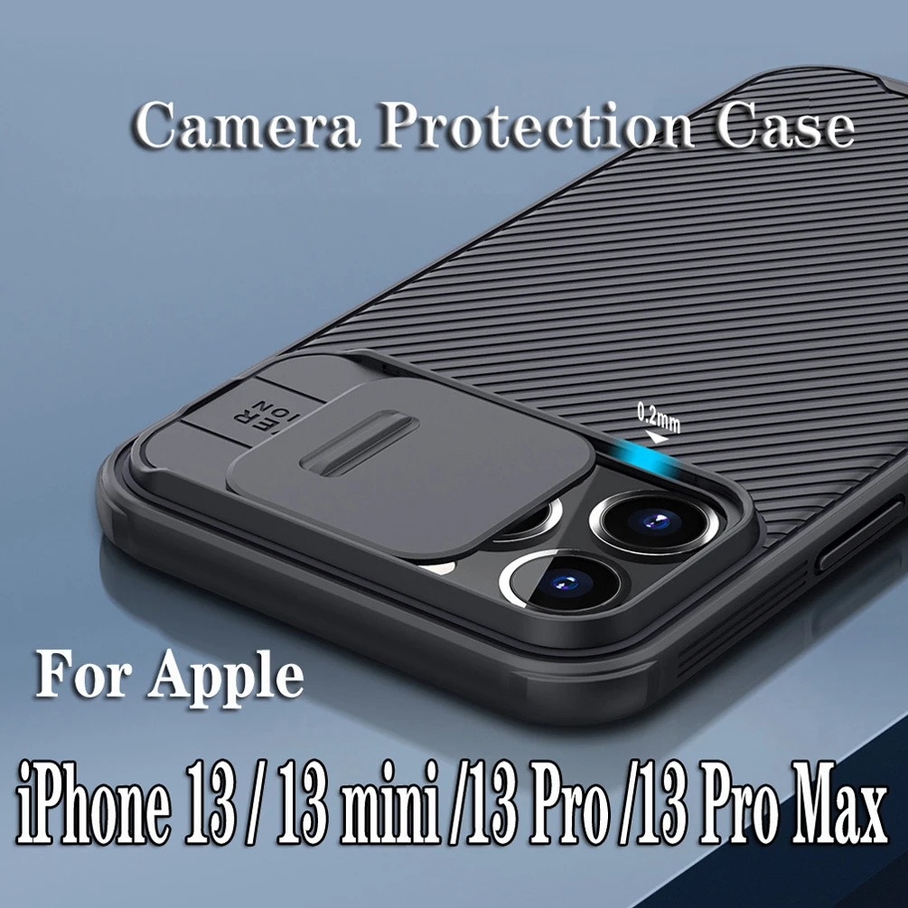 For iPhone 13 Pro Max Case For iPhone 13 Cover NILLKIN CamShield Pro Slide Camera Back Protector Cover For iPhone 13 mini Case