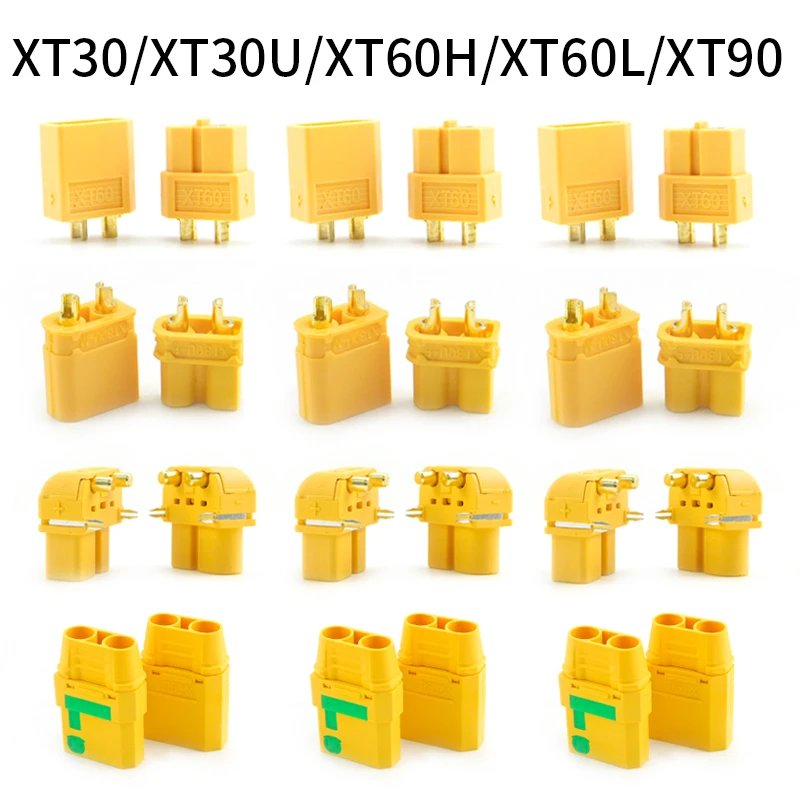 20pcs(10 pairs) High Quality XT30 XT30U XT60 XT60H XT60L XT60PW XT90 XT90S Connector plug for Battery quadcopter multicopter