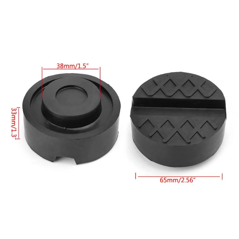 Vehicle Car Black Jack Rubber Pad Anti-slip Rail Adapter Support Block Heavy Duty For Car Lift Tool Accessories