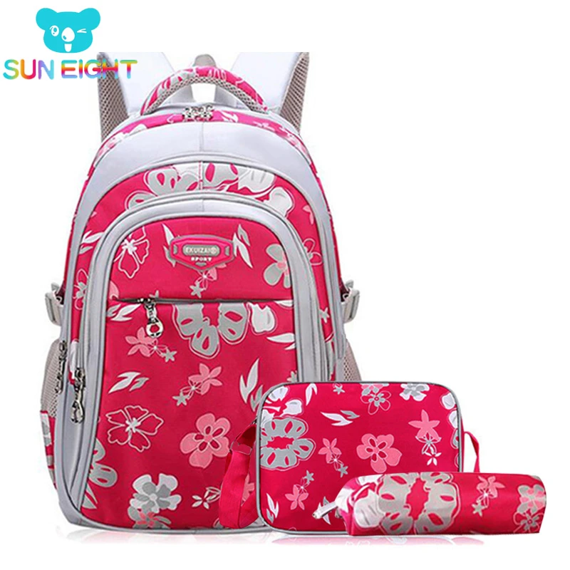 Floral Girls Backpacks School Bags For Girls Set children school bags Children's Backpack  Kids Backpacks school backpack