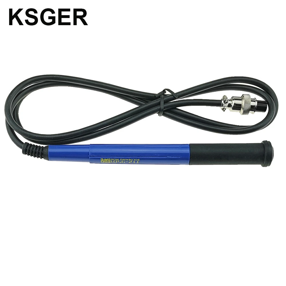 KSGER FX9501 Handle T12 Soldering Iron ABS DIY Pen For STM32 OLED Soldering Iron Station Pen Welding Tip Silicone V2.1S V2.0