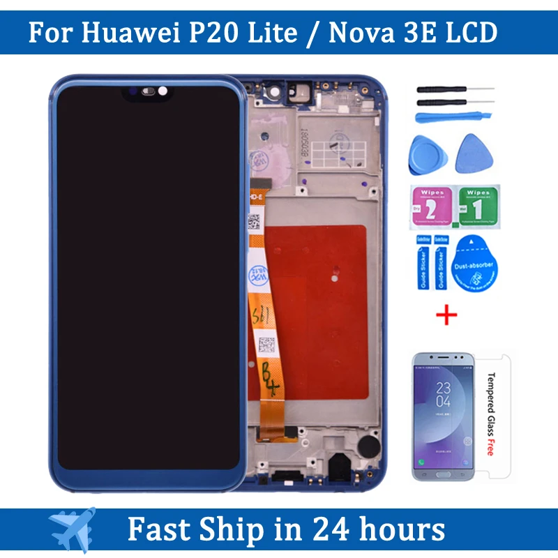 5.84'' Original For Huawei P20 Lite LCD Display Touch Screen Pannel Digitizer Assembly ANE-LX1 ANE-LX3 For Huawei Nova 3e lcd