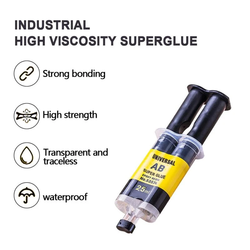 Super AB Glue Iron Stainless Steel Aluminium Alloy Glass Plastic Wood Ceramic Marble Strong Quick-drying Adhesive Epoxy Epoxies