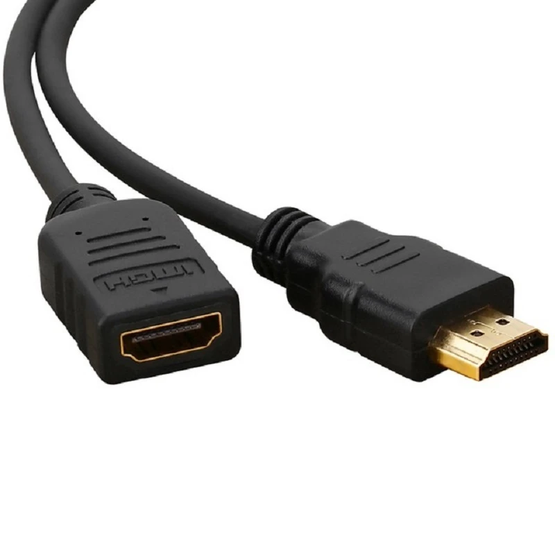 30cm 50cm 1m 2m 3m Extension HDMI-compatible cable 1080p 3D 1.4v HDMI Extended Cable for HD TV LCD Laptop PS3 Projector