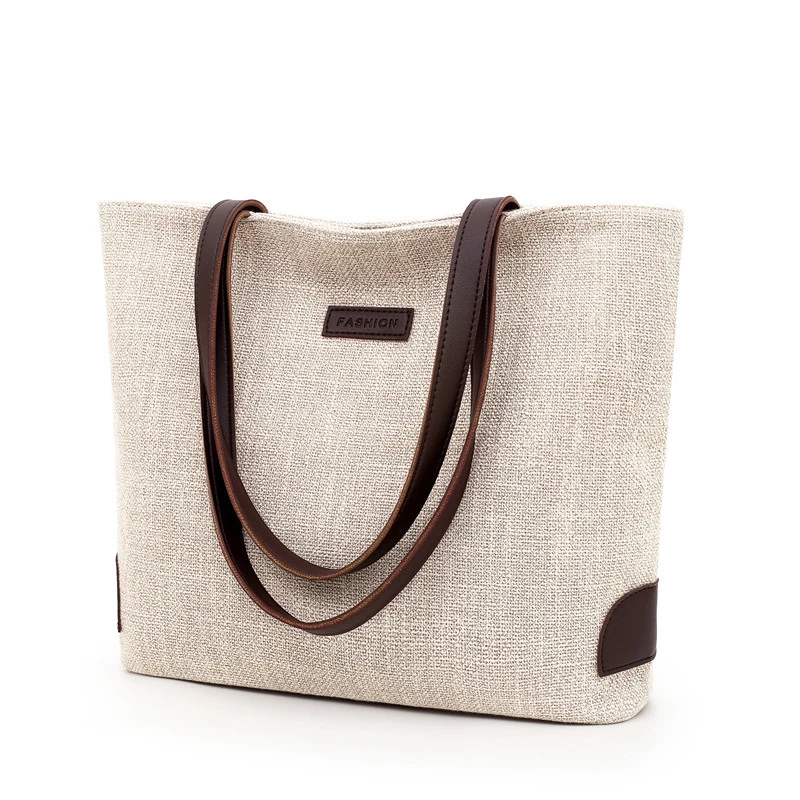 New European and American fashion Tote women's bag Korean version of simple handbag one-shoulder leisure large capacity bag