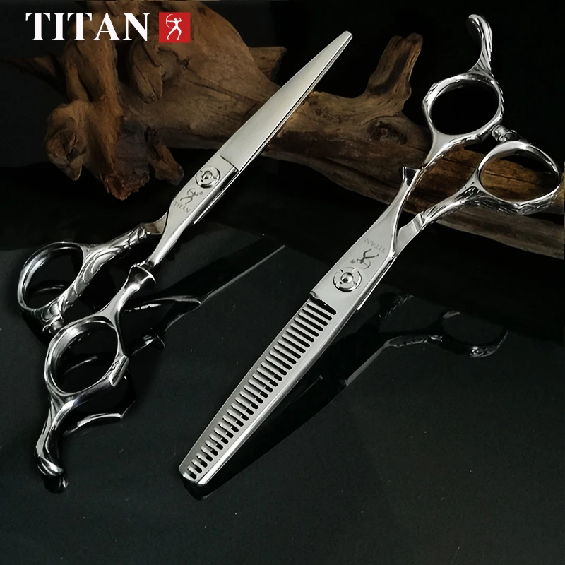 TITAN hairdresser's shears  barber tool hair thinning beard scissors for free shipping