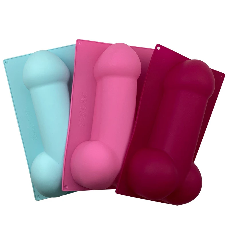 27.5 CM Penis Shaped Silicone Cake Mould Dick Soap Mold 3D Fondant Decoration Birthday Spoof  D896