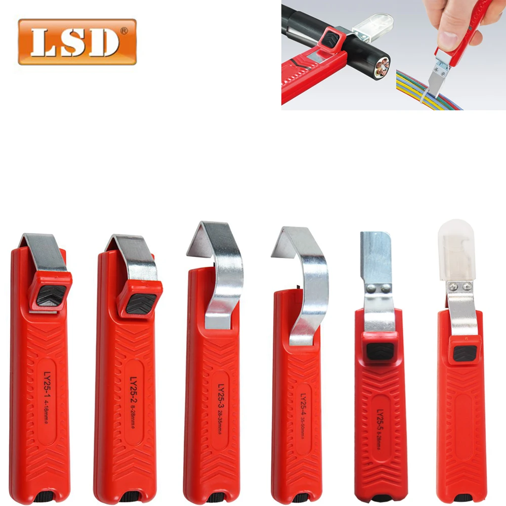 cable stripping knife PVC/silicone/rubber/PTFE diameter 4-50mm Cable knife wire stripper Mini Electric wire stripping tool