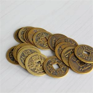 1/10pcs/lot New Chinese Feng Shui Lucky Ching/Ancient Coins set Educational Ten emperors Antique Fortune Money