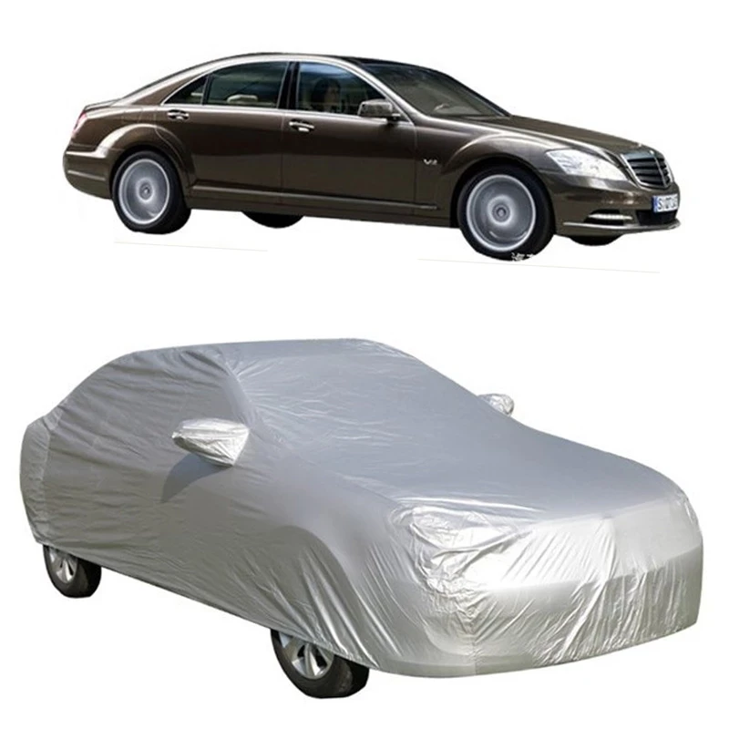 Full Car Cover Indoor Outdoor Sunscreen Heat Protection Dustproof Anti-UV Scratch-Resistant for Sedan Car Protectors Suit S-XXL