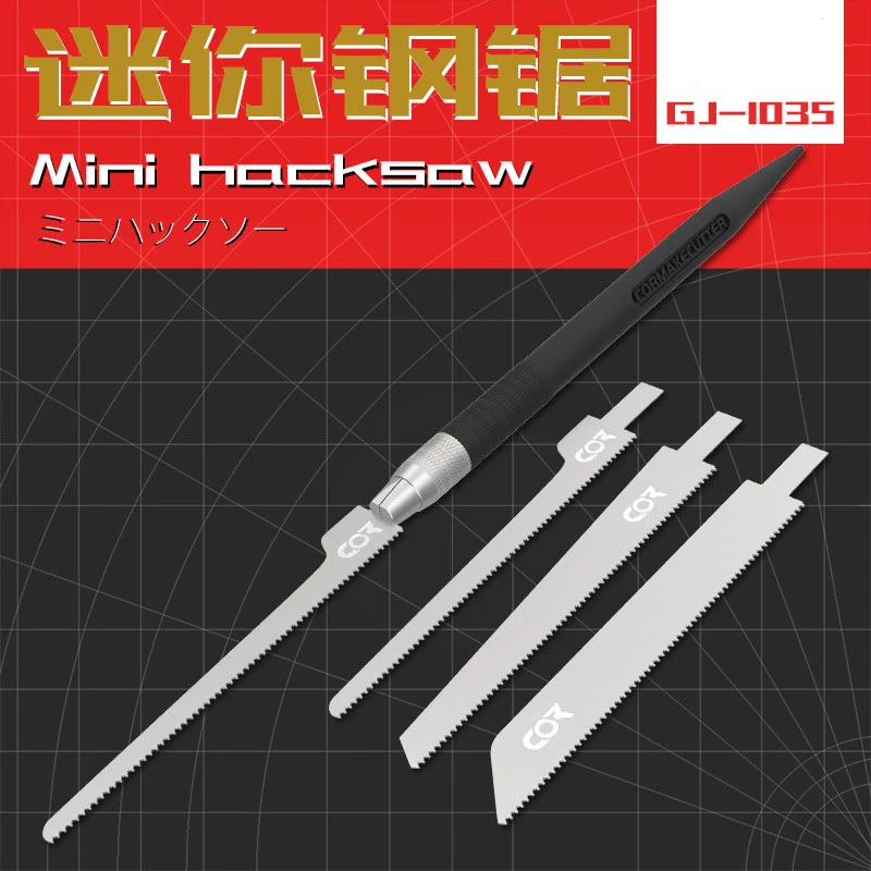 Mini Hacksaw Diorama Gundam Mecha Model Making Tools DIY Reform Manual Cutting Knife Model Saw Blade