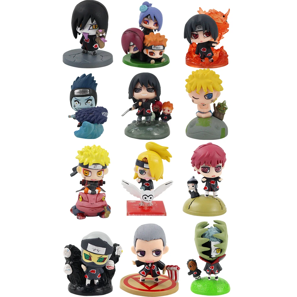 6pcs/lot Anime Cartoon PVC Action Figure Model Toys