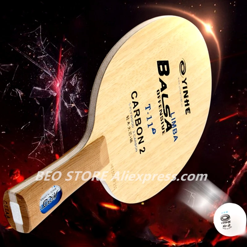 YINHE T11 / T11+ (Balsa Light Weight Carbon) YINHE Table Tennis Blade T-11 T11S Original Galaxy Racket Ping Pong Bat Paddle
