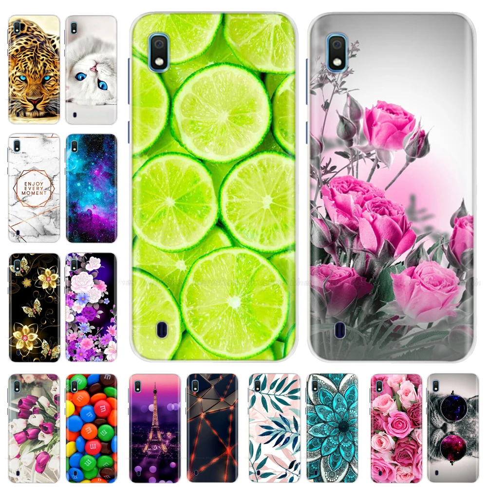 Cartoon Case For Samsung Galaxy A10 Case 2019 Soft TPU Back Cover Coque for Samsung A10 A 10 SM-A105F A105 A105F Silicone bumper