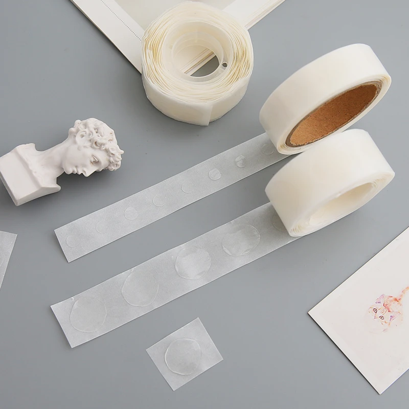 100 Pcs/lot Glue Point Clear Balloon Removable Adhesive Dots Double Sided Dots of Glue Tape
