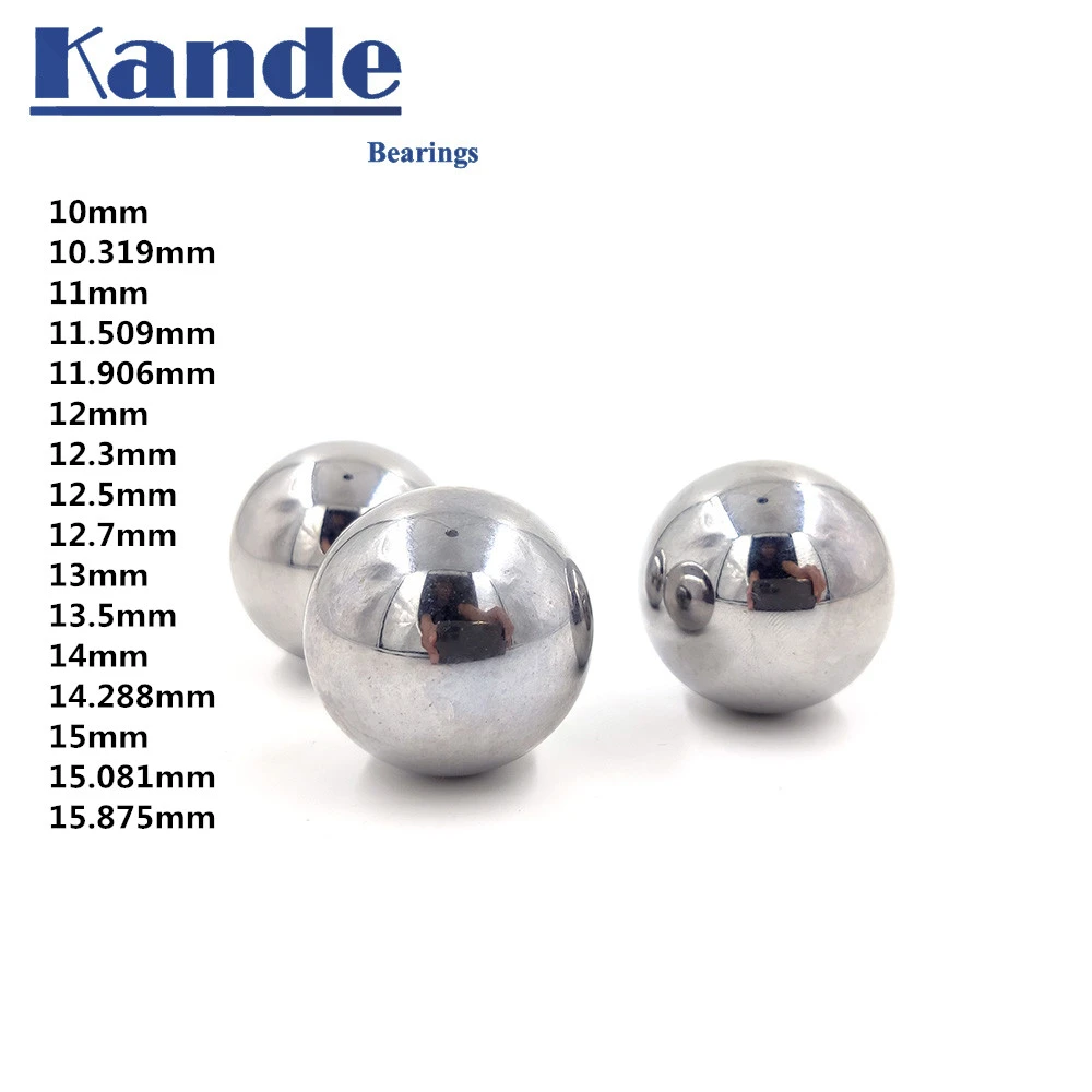 High Quality 10-15 GCR15 Solid ball High precision G10 10 11 12 13 14 15 mm 1PC hardness bearing ball  impact test  No Magnet