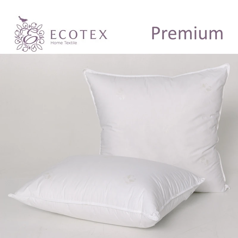 Ecotex pillow Swan's down goods for home and comfort Pillows Garden Textile bed sleep