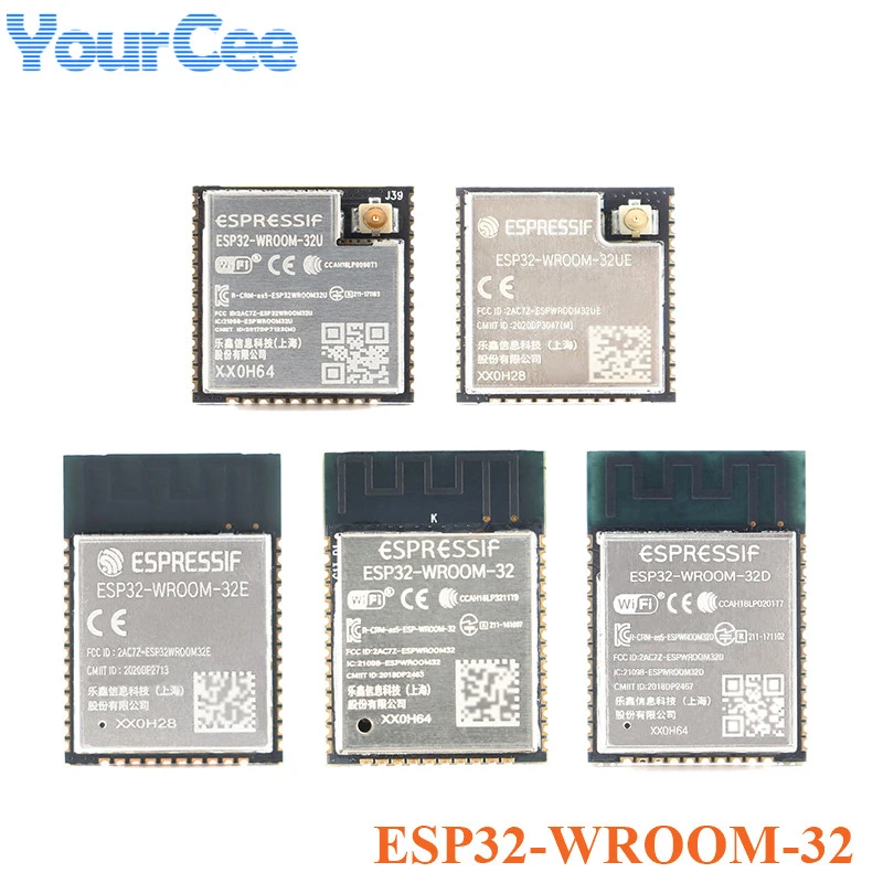 ESP32-WROOM-32 ESP32 WROOM ESP-32 4MB 8MB 16MB  Dual Core WiFi Wireless MCU Module ESP32-WROOM-32 -32UE -32U -32E -32D