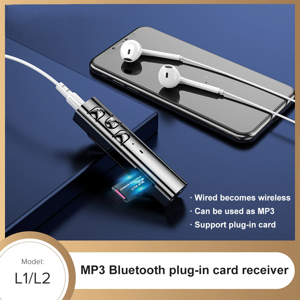 AUX Bluetooth Receiver 5.0 For 3.5mm Jack Car Earphone HiFi Wireless Adapter Bluetooth Aux Audio Music Transmitter For Headphone