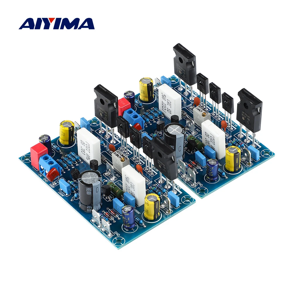 AIYIMA 1Pair Power Amplifier Board 100Wx2 Amplificador IRF240 FET Class A Power Amplifier Audio Board Amp For Home Sound Theater