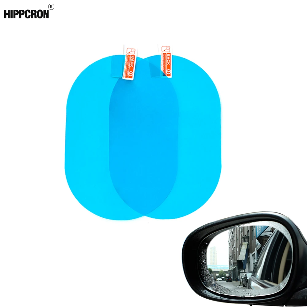 Car Mirror Window Clear Film Anti Fog Car Rearview Mirror Protective Film Waterproof  Car Sticker 2 Pcs/Set