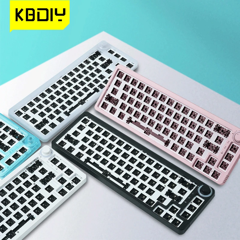 KBDiy TM680 Mechanical Keyboard Kit Hot Swap Wireless Bluetooth RGB Backlit Gamer 60% Keyboard For Cherry Gateron Kailh Switch