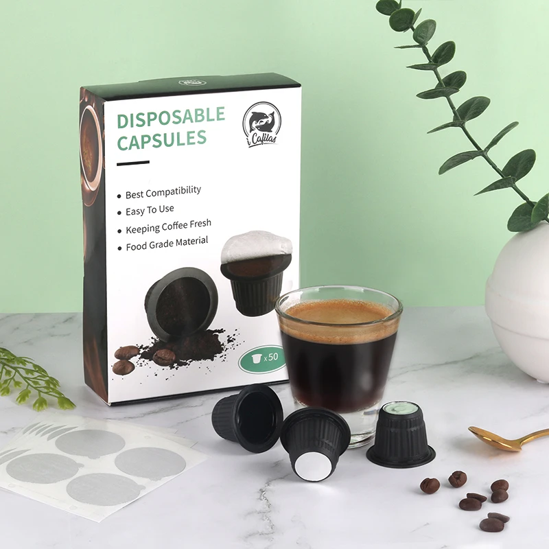 Disposable Coffee Capsule For Nespresso Coffee Filter Cup Food Package Cafe Supplies Pill bottle