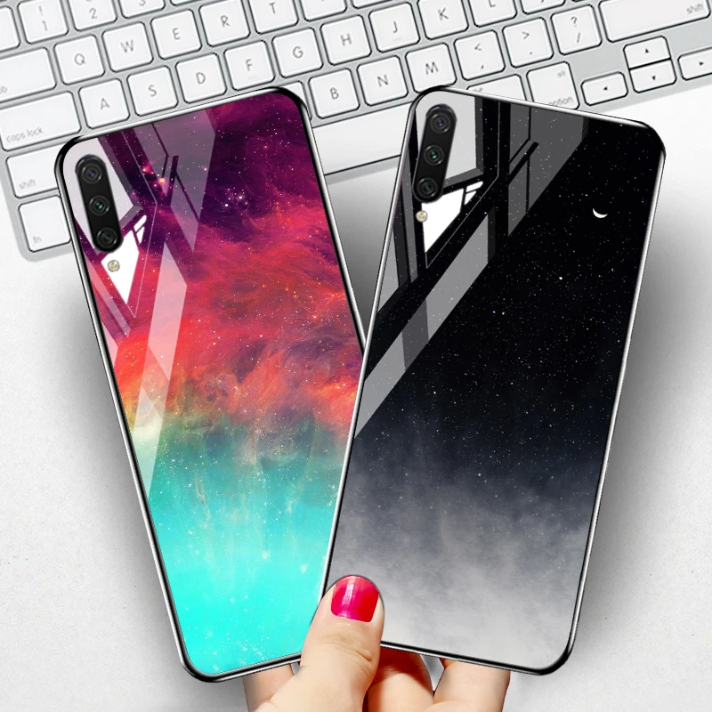 Case For Xiaomi Mi A3 Cases Coque on Xiaomi Mi 9 Lite SE Redmi Note 9 8 Pro 9S 9A 9C NFC 8T 8A Mi 9T 5G Tempered Glass Covers