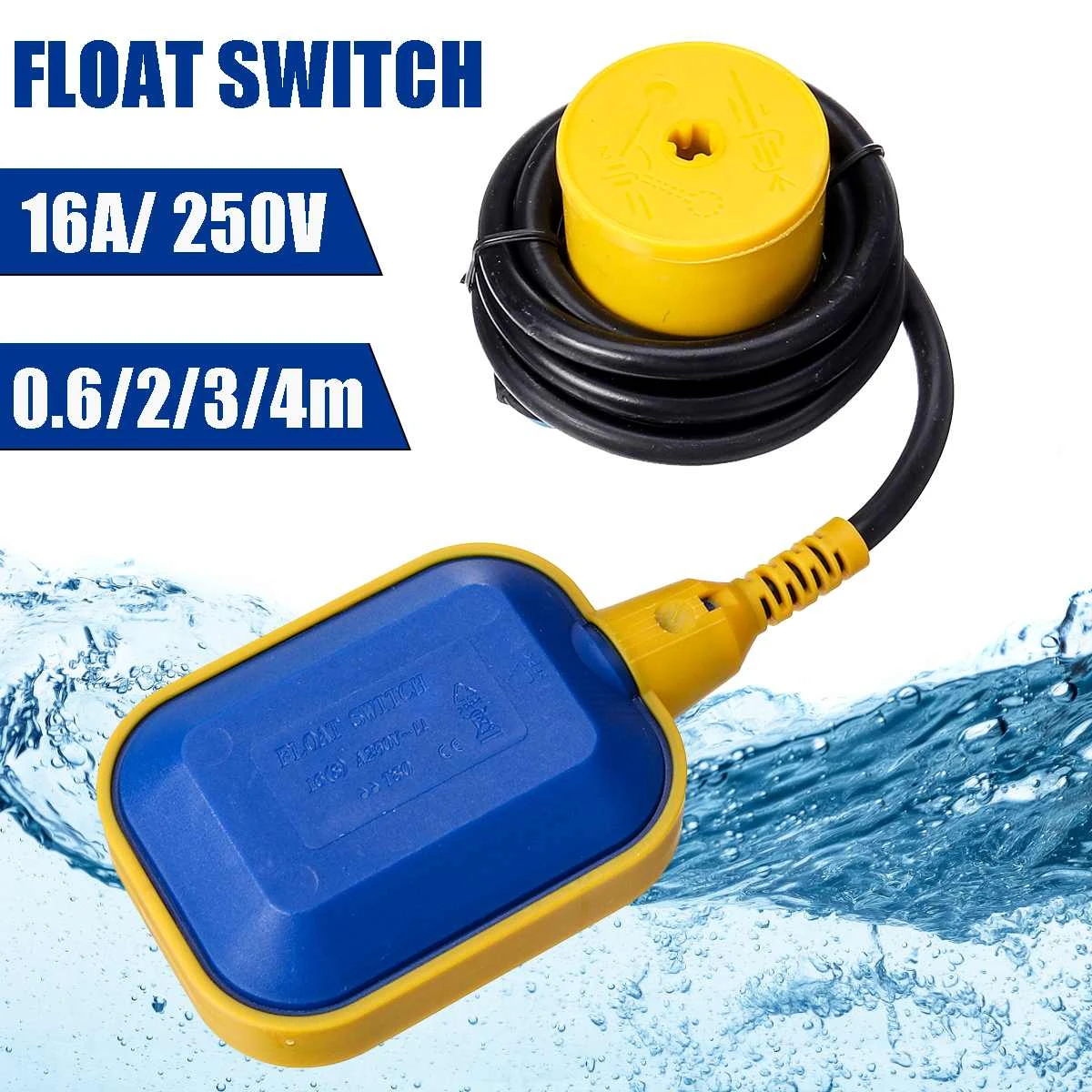2M 3M 4M Controller Float Switch Liquid Switches Liquid Fluid Water Level Float Switch Controller Contactor Sensor