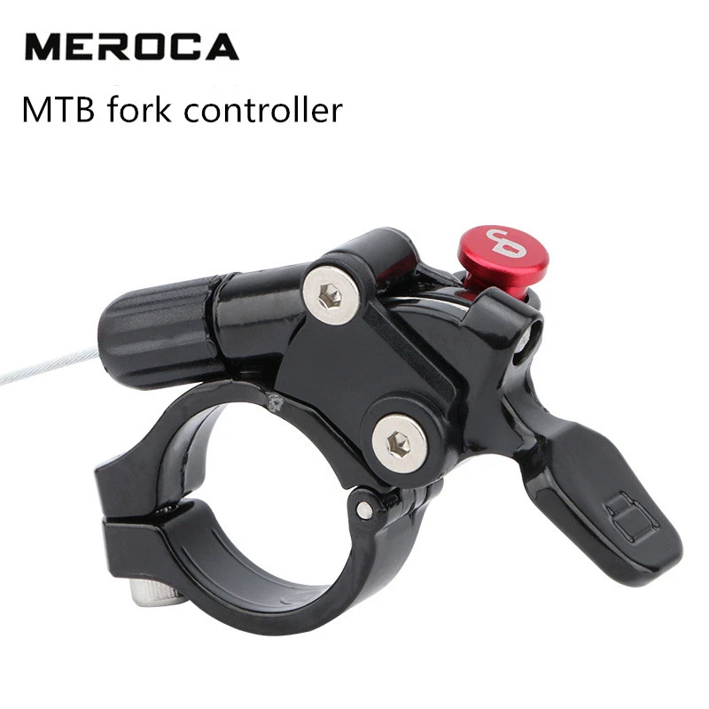 MTB fork control switch Suspension Fork Locking Wire Controller for 22.2mm handlebar