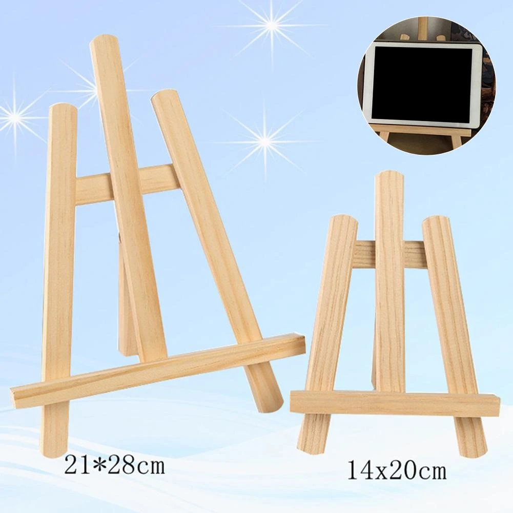 Wooden Adjustable Painting Drawing Stand Easel Frame Artist Tripod Display Shelf  School Student Artist Supplies