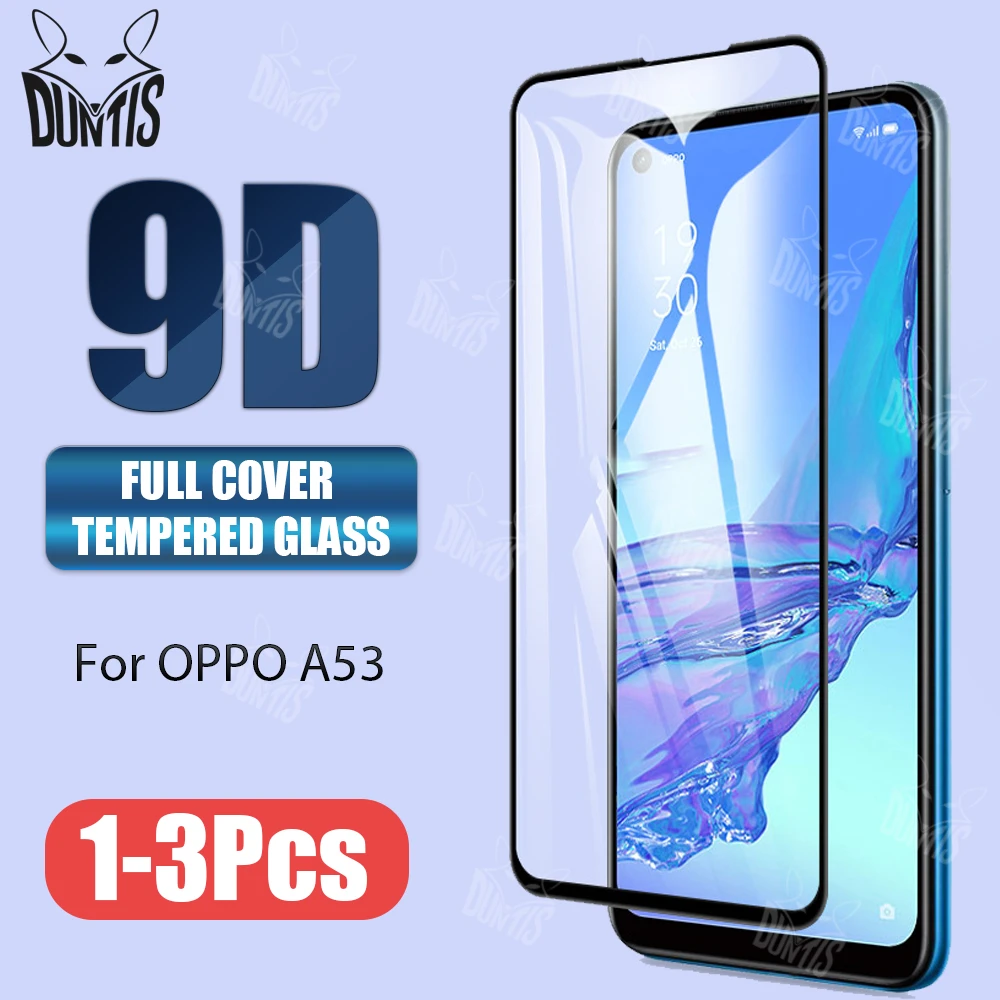 New 9D Tempered Glass For Oppo A93 A92 A53 A52 A31 A12 Full Cover Screen Protector tempered glass For Oppo A33 2020 glass film