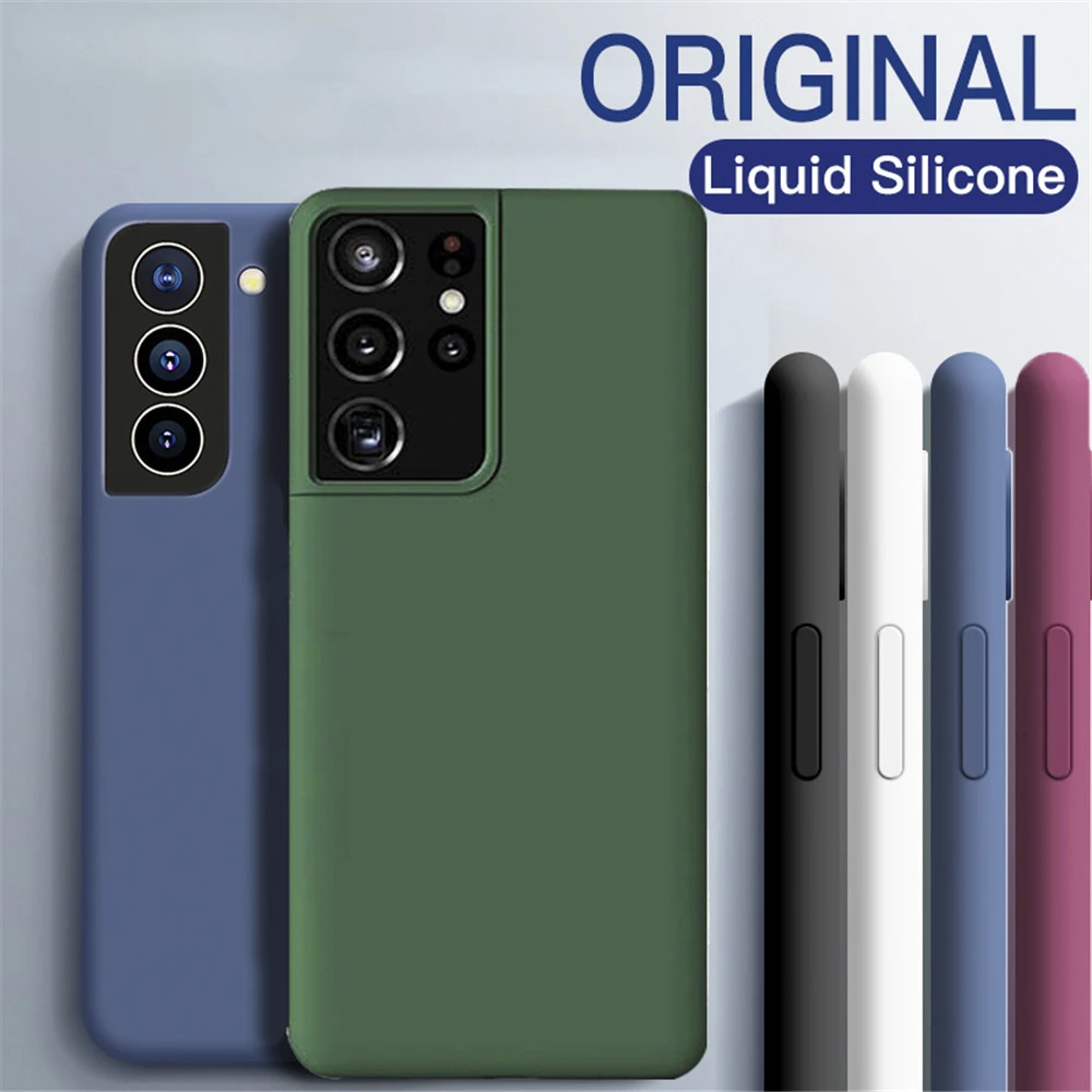 S21 Ultra Plus S 21 Ultra Plus Case Liquid Silicone Soft TPU Ultra thin Cover For Samsung Galaxy S21 Ultra Plus S 21 Ultra