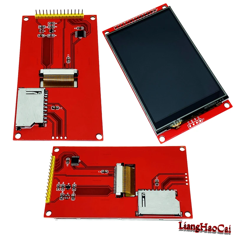 IPS HD 3.5 inch SPI serial LCD module 480*320 TFT module ILI9486 ILI9488 ILI9481 wide view 4 wire Touch panel 65K color adapter