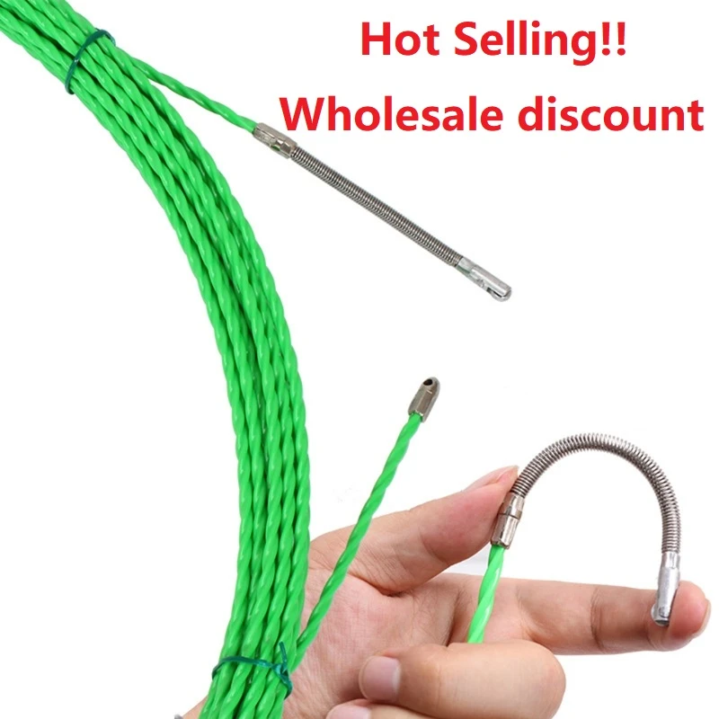 5/10/15/20/25m/30m Cable Puller Electrical Wire Fish Tape Cable Wire Puller Lead Device Construction Electrician Hand Tools