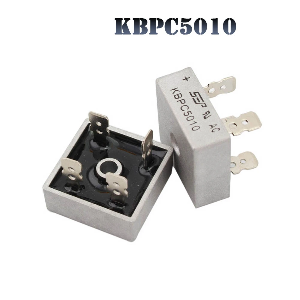 2PCS KBPC5010 5010 50A 1000V Phases Diode Bridge Rectifier New Original rectifier diode KBPC 5010 power electronica componentes