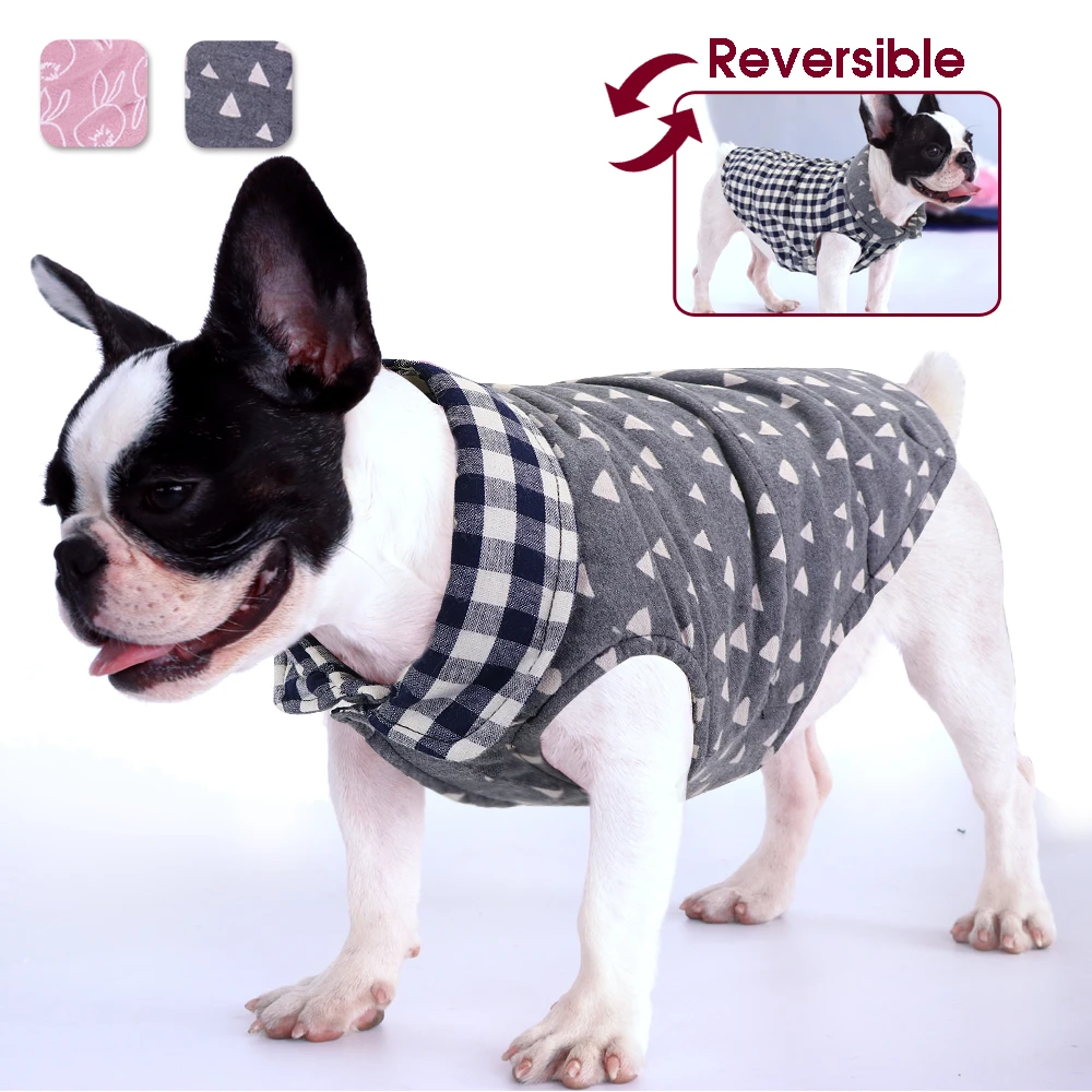 Print French Bulldog Clothes Small Dog Pet Clothes Product Pink Chihuahua Clothing Costume for Small Dogs Puppy Girl Dog Coat