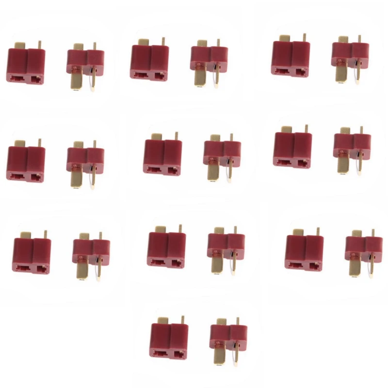 10/20/40Pairs 20/40/80PCS T Plug Male Female Deans Connectors For RC LiPo Battery RC FPV Racing Drone