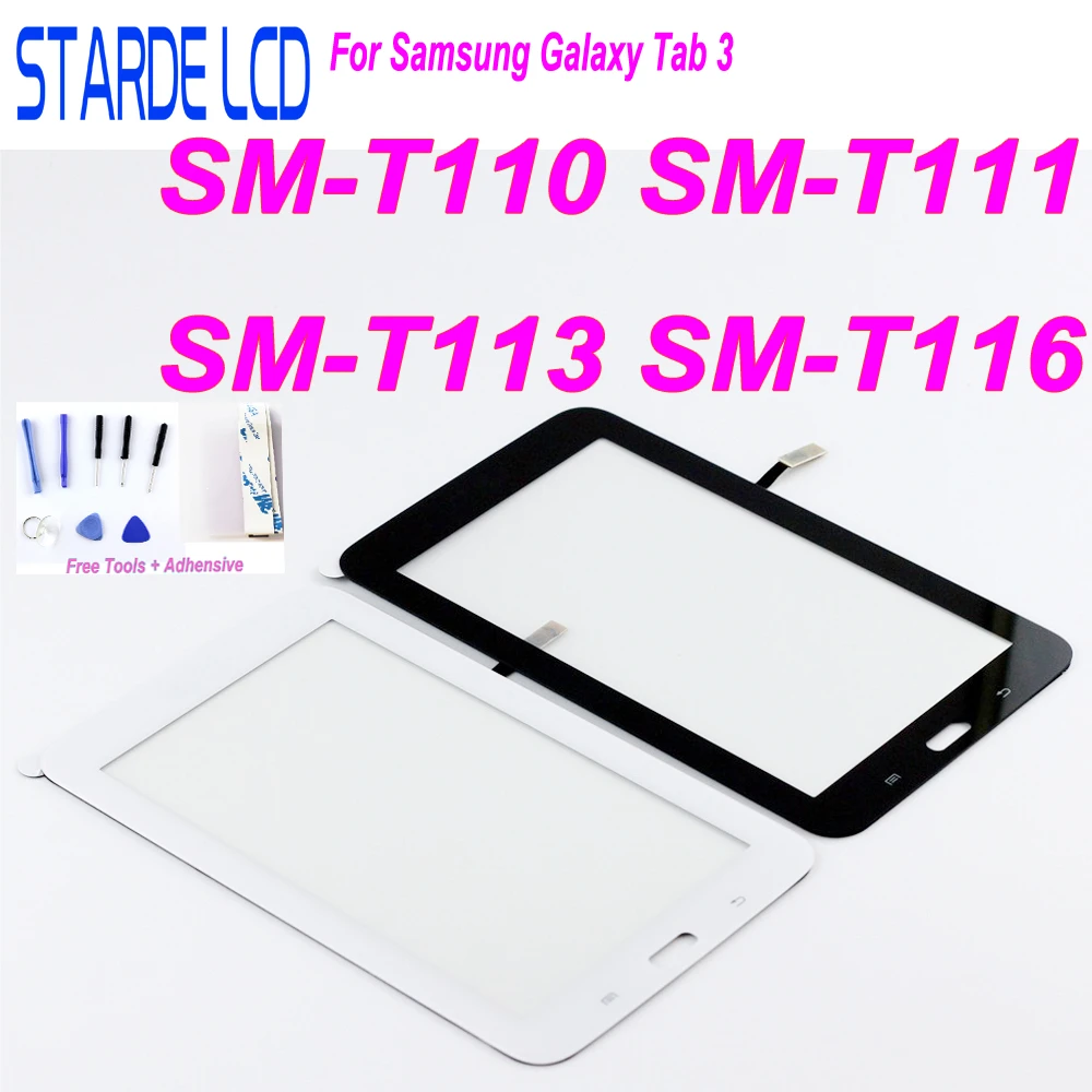 New For Samsung Galaxy Tab 3 SM-T110 SM-T111 SM-T113 SM-T116 Touch Screen Panel Digitizer T110 T111 T113 T116 Assembly