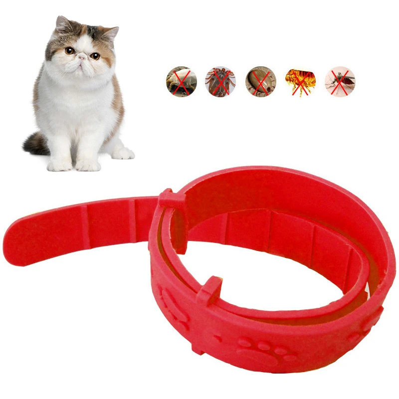 1PC Hot Cat Anti Flea Mite Tick Collar No Flea Grooming Tool Quadruple Removal Flea Effect Kitten Remedy Neck Pet Supplies Cat